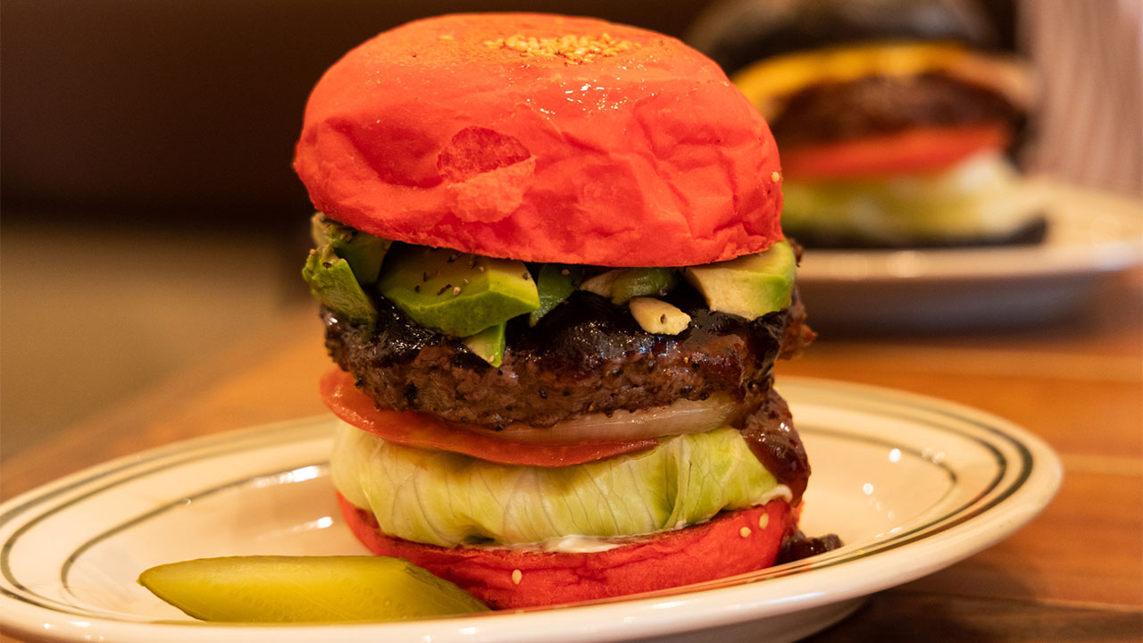 Homey'sで食べたテリヤキバーガー(チリバンズ)