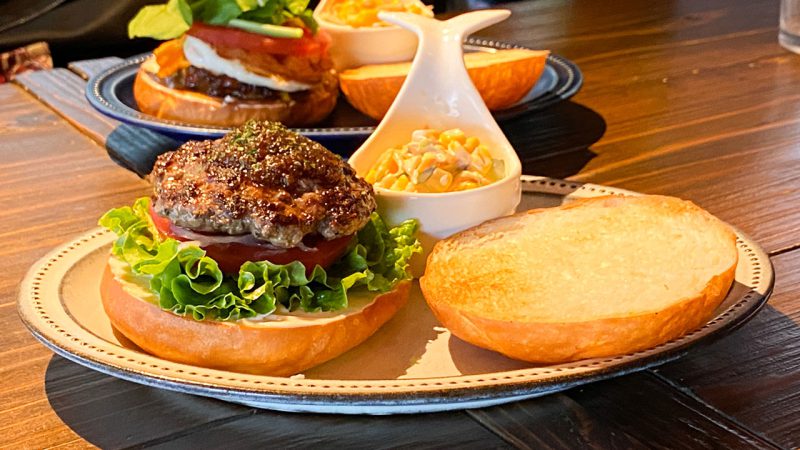 潮見Skippers'で食べたスキッパーズバーガー3.0