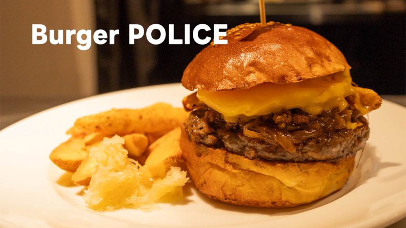 Burger POLICEで食べたザ・バーガー
