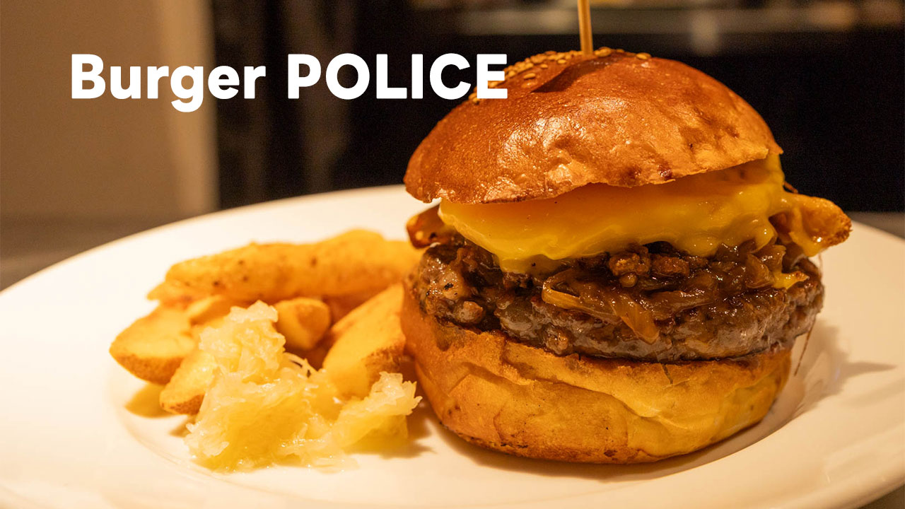 Burger POLICEで食べたザ・バーガー