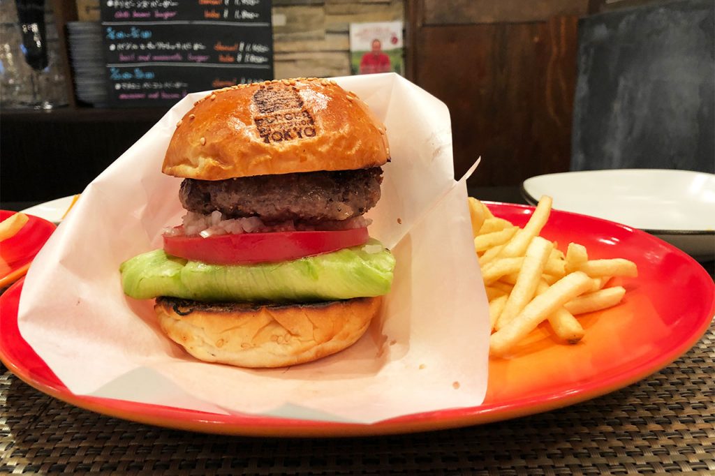 BURGER REVOLUTION TOKYOの神戸牛100％ハンバーガー