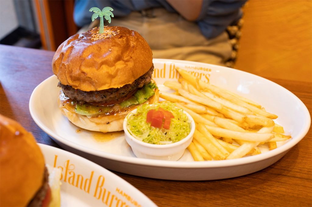 Island Burgersのパイナップルバーガー