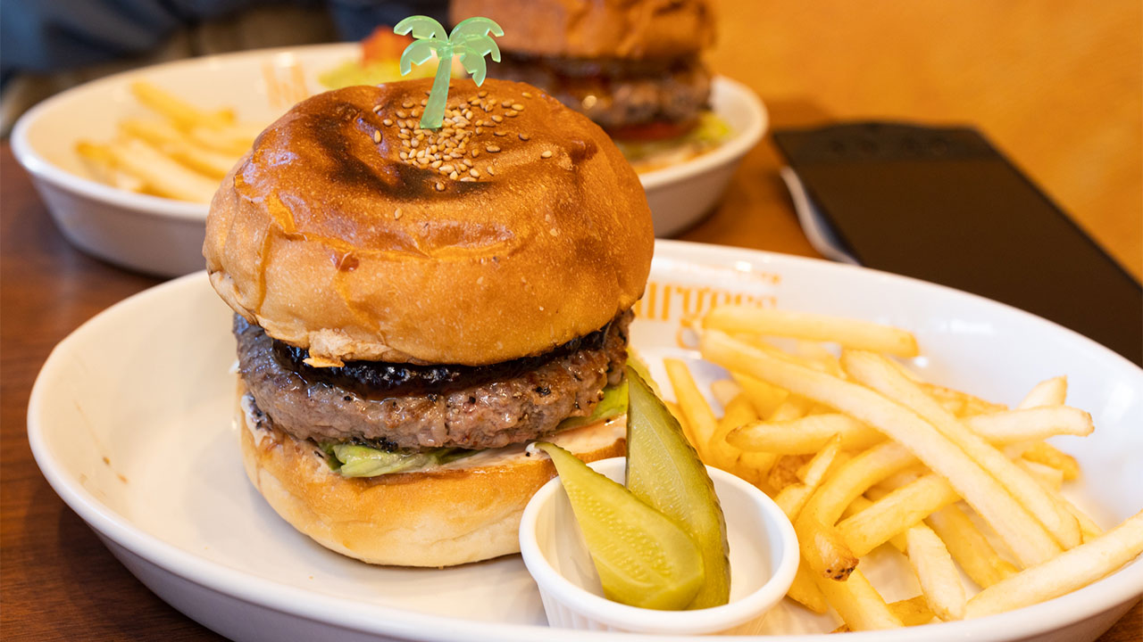 Island Burgersのテリヤキバーガー